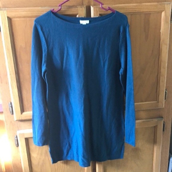 J Jill size small blue/green sweater - Picture 1 of 7
